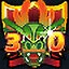 The dragon comes out of the cave icon