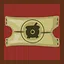 Money on the street icon