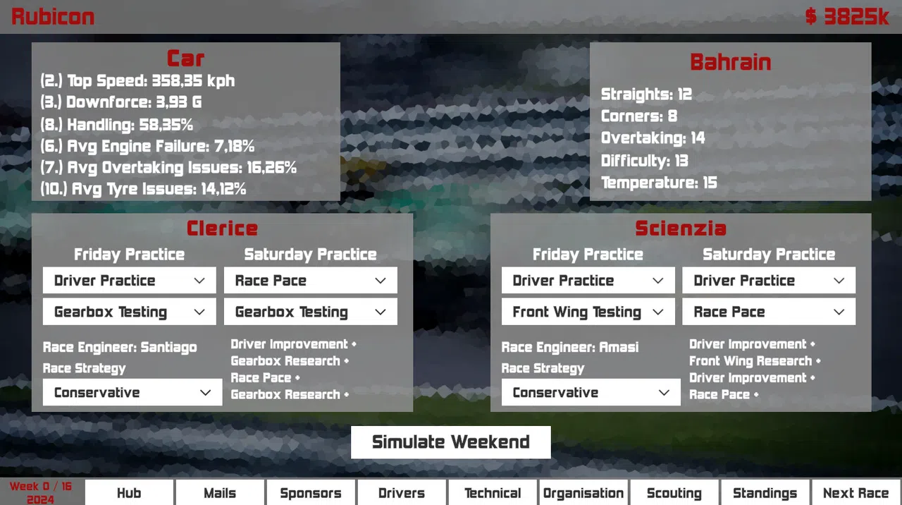 Formula Racing Manager Screenshot 2
