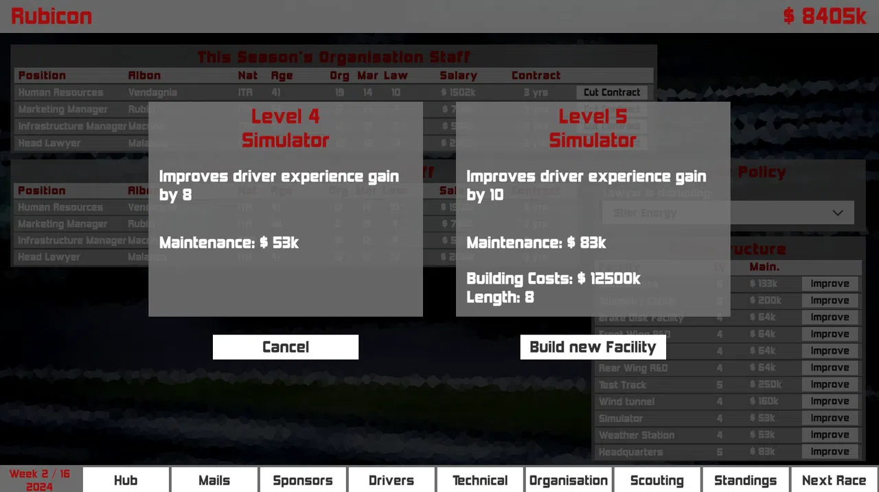 Formula Racing Manager Screenshot 6
