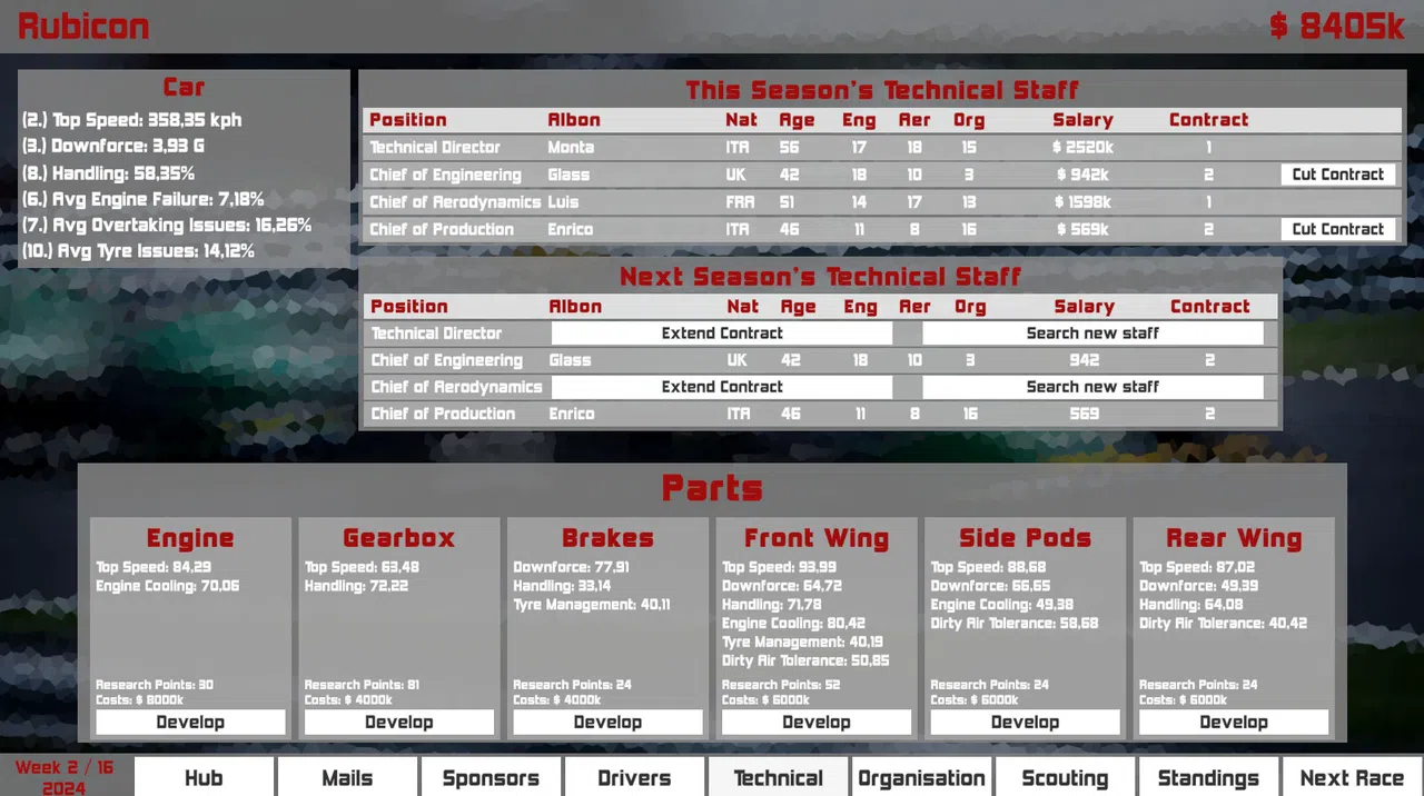 Formula Racing Manager Screenshot 4