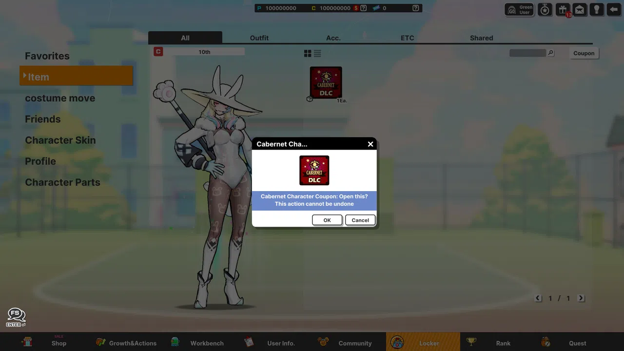 Freestyle2 - Cabernet Character Coupon Screenshot 1