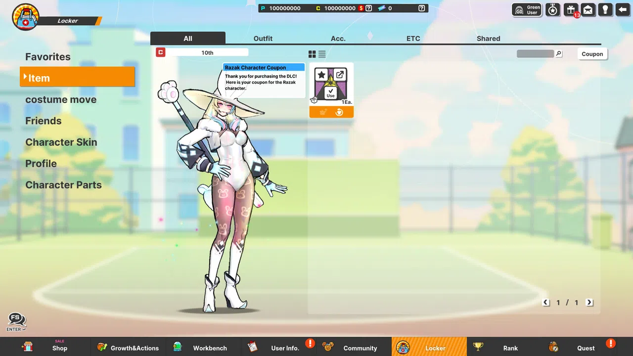 Freestyle2 -  Razak Character Coupon Screenshot 1