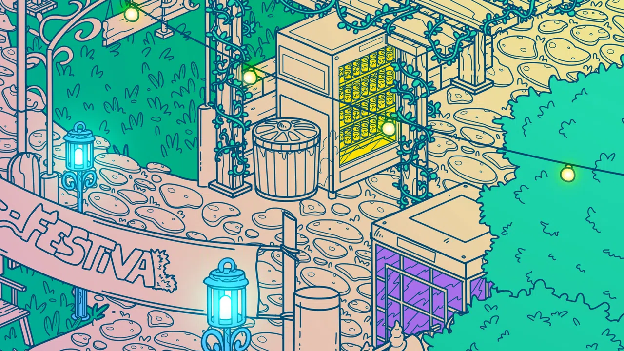 Stray Cats in Cozy Town: Night Lights Screenshot 0