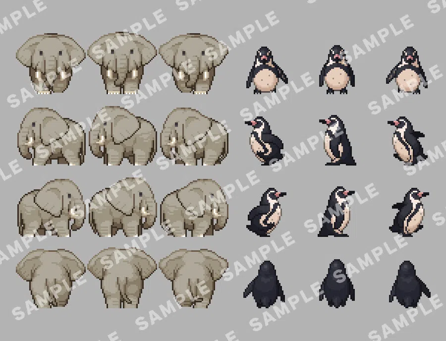 RPG Maker MZ - SERIALGAMES LivingGoodCity Tileset - Small Zoo Set Screenshot 9