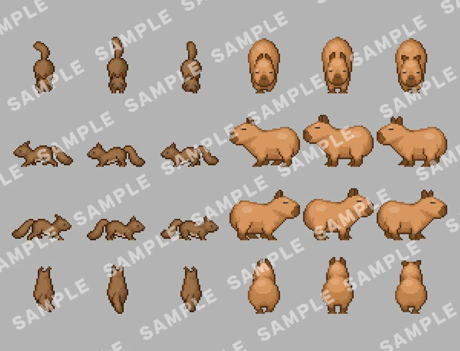 RPG Maker MZ - SERIALGAMES LivingGoodCity Tileset - Small Zoo Set Screenshot 10
