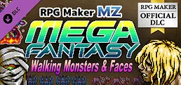 RPG Maker MZ - MEGA FANTASY Walking Monsters and Faces
