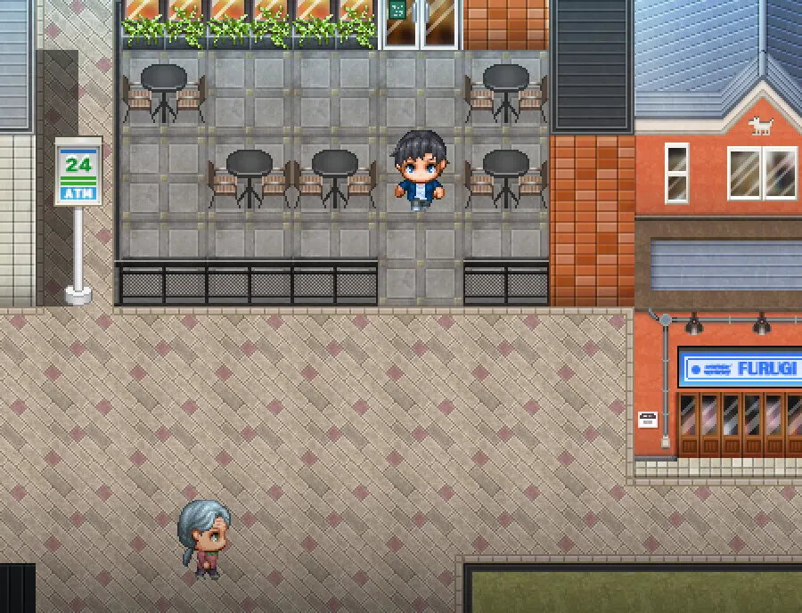 RPG Maker MZ - SERIALGAMES LivingGoodCity Tileset - Local Shops Set Screenshot 4