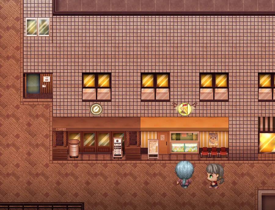 RPG Maker MZ - SERIALGAMES LivingGoodCity Tileset - Local Shops Set Screenshot 2