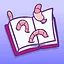 Bookworm icon