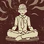 Calm as still water icon