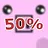 50%