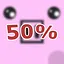 50% icon