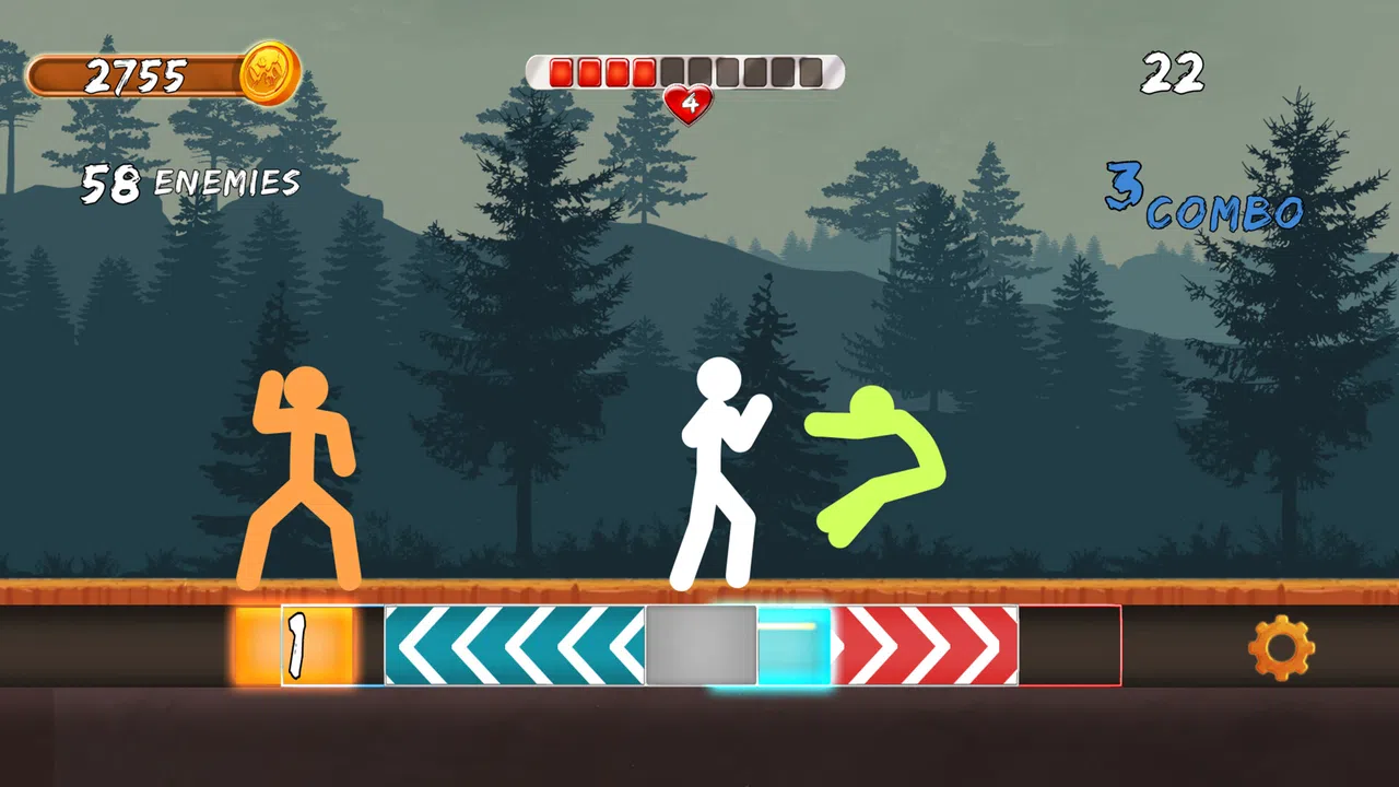 Finger Fury Showdown Screenshot 1