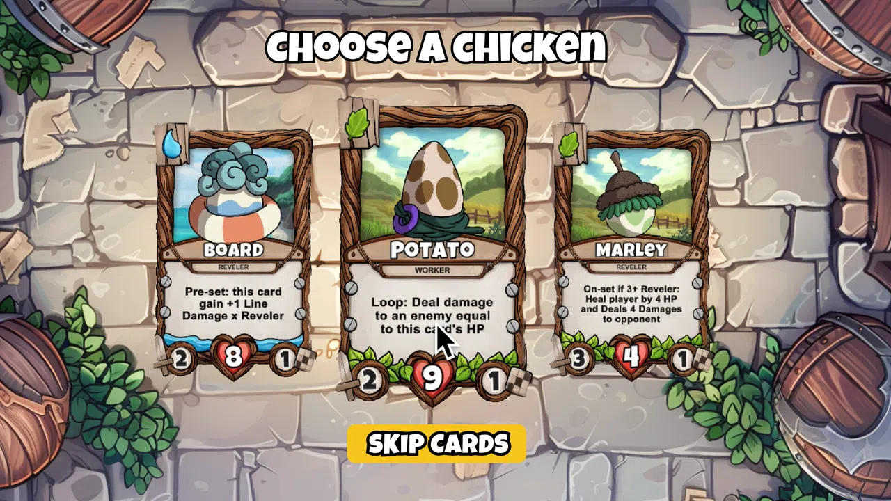 MegaChickens - Deckbuilder Roguelike Screenshot 4