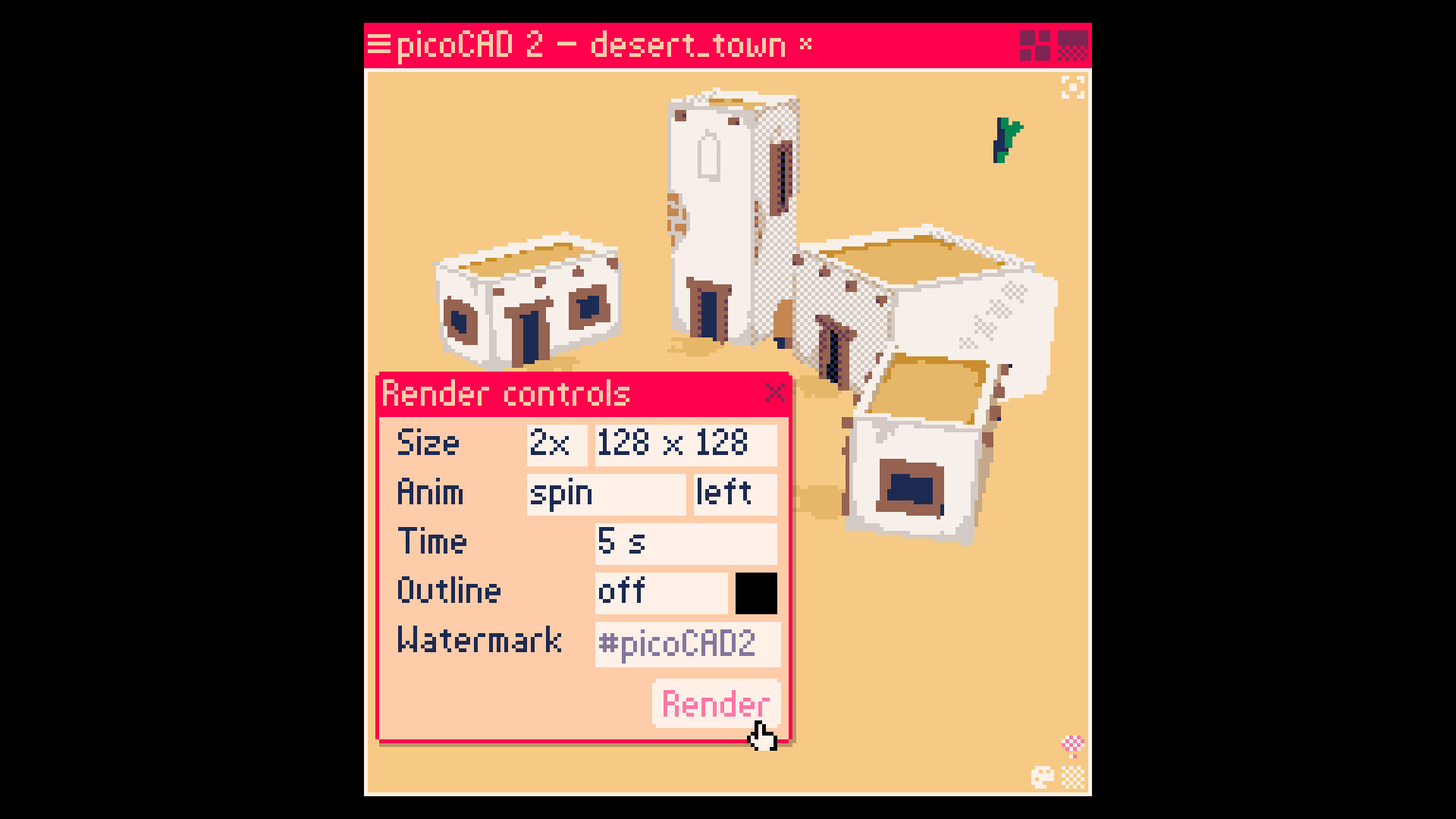 picoCAD 2 Screenshot 4