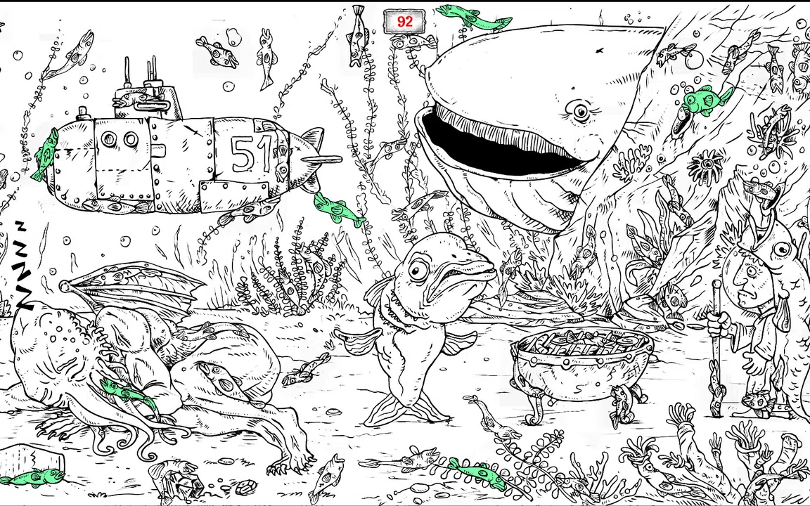 100 hidden Cthulhu fish Screenshot 2