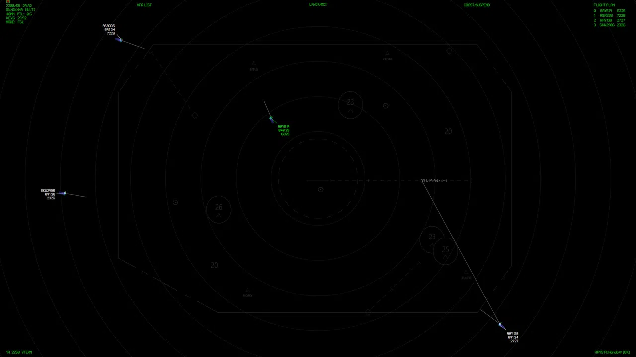 vTERM ATC Simulator Screenshot 0