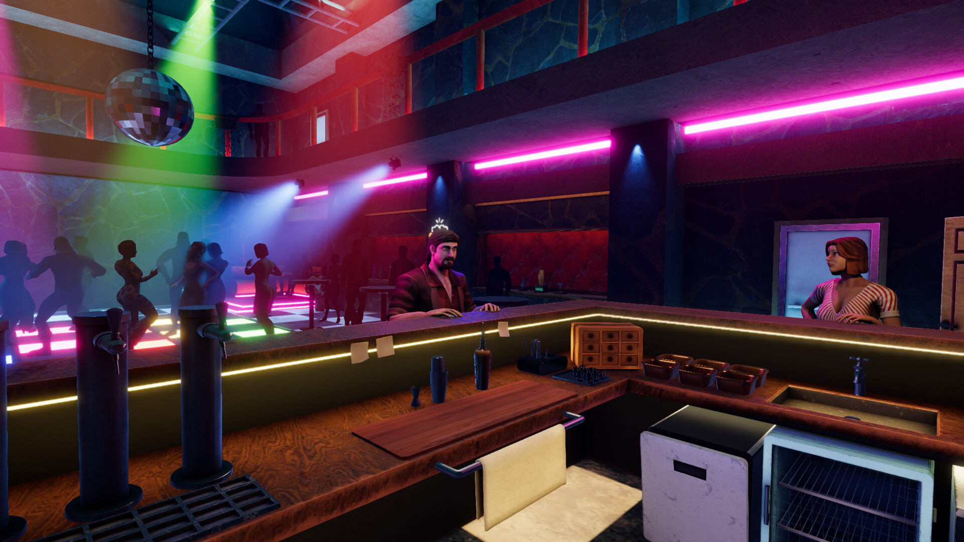 Under the Disco Lights - 80's Bar Simulator Screenshot 4
