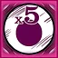 Champion of going out backwards icon