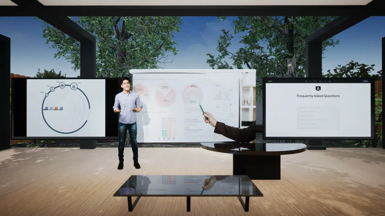 Virtual Presenter Room - Testversion Screenshot 2
