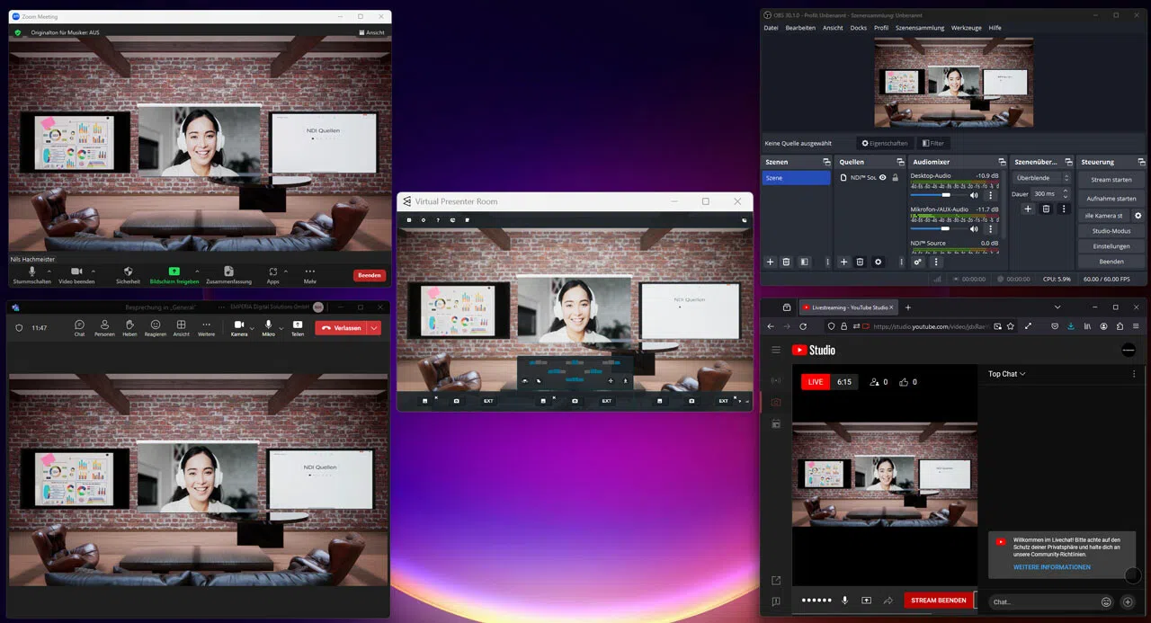 Virtual Presenter Room - Testversion Screenshot 0