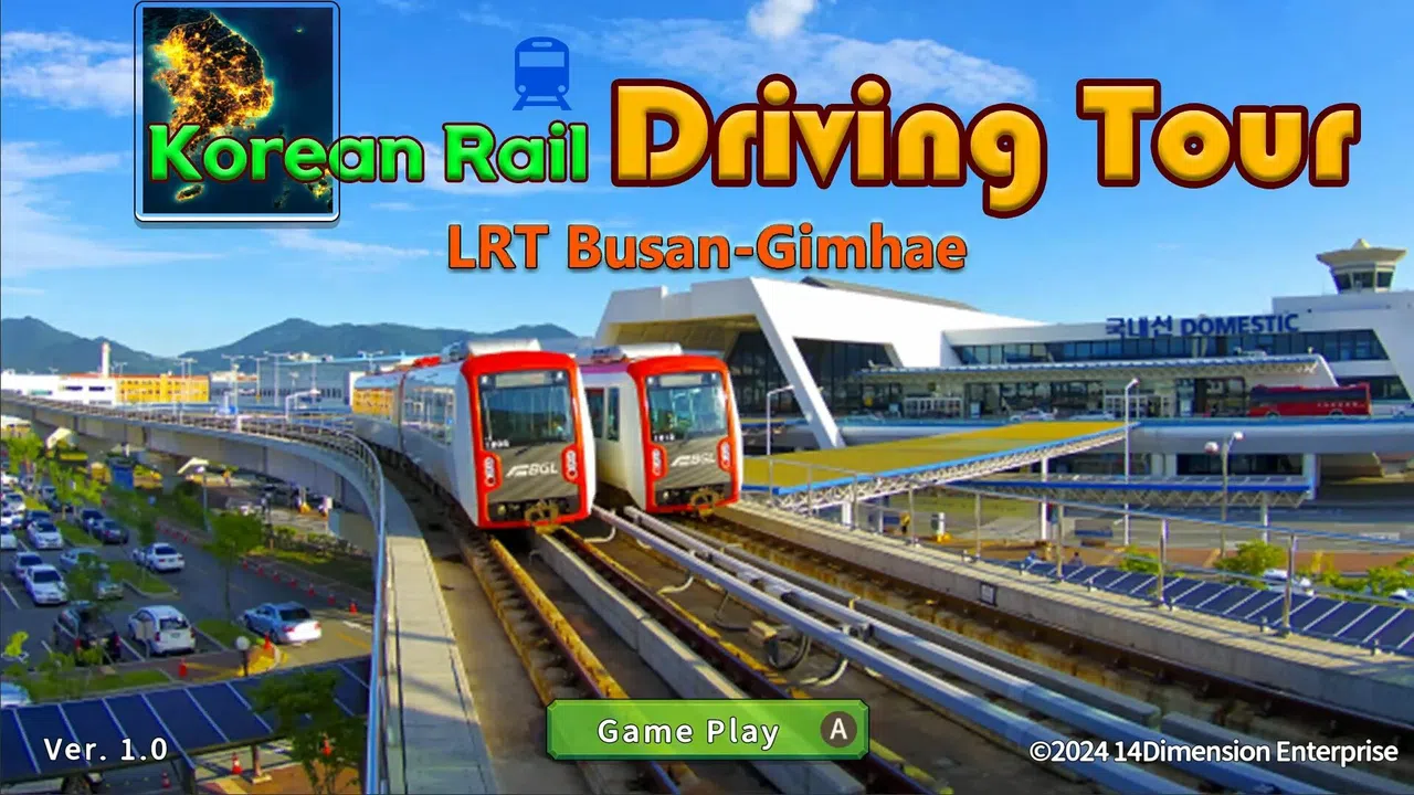 Korean Rail Driving Tour LRT Busan-Gimhae Screenshot 0