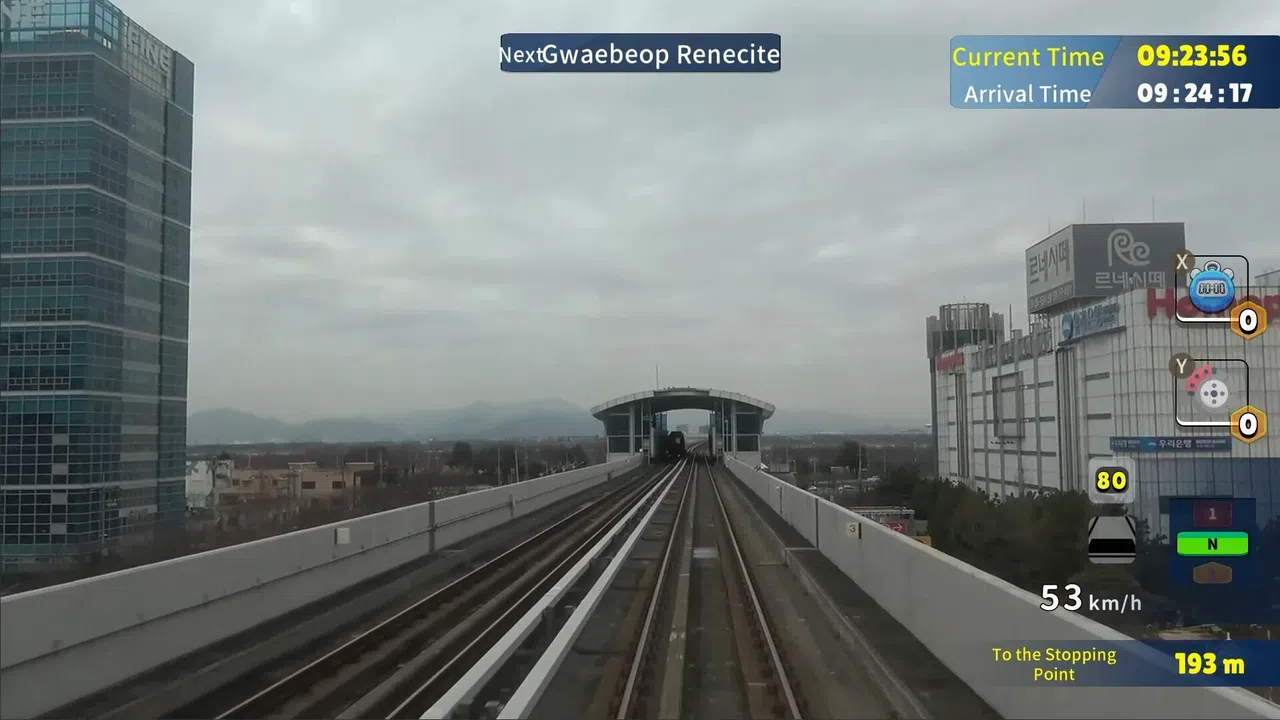 Korean Rail Driving Tour LRT Busan-Gimhae Screenshot 4