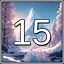 Level 15 Completed! icon