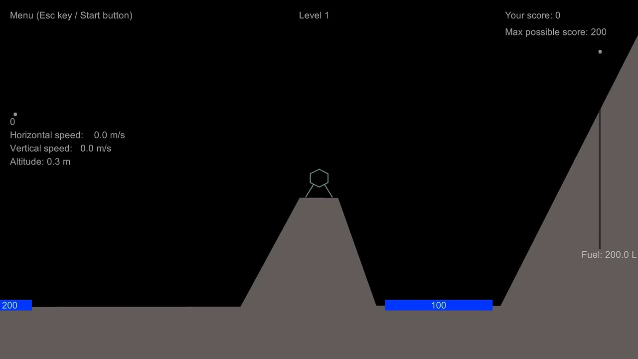 Lunar Lander Redux Screenshot 0
