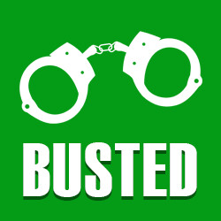 Busted icon