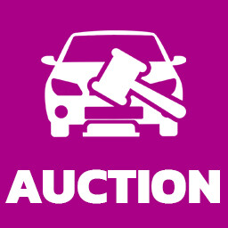 Put your 100 car to the auction icon