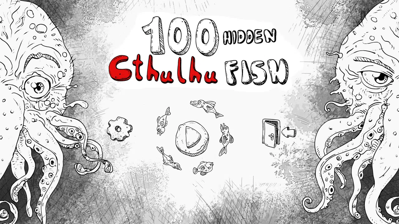 100 hidden Cthulhu fish Demo Screenshot 0
