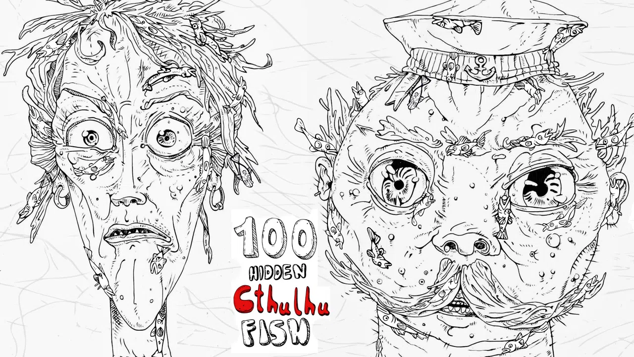 100 hidden Cthulhu fish Demo Screenshot 2