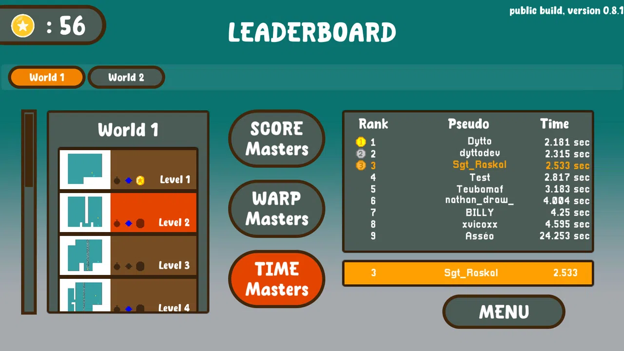 Gunzzle - warp master Screenshot 1