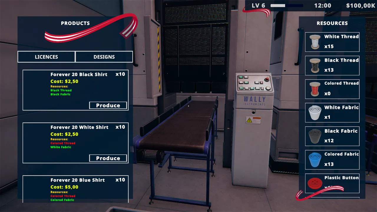 Factory Outlet Simulator Demo Screenshot 1
