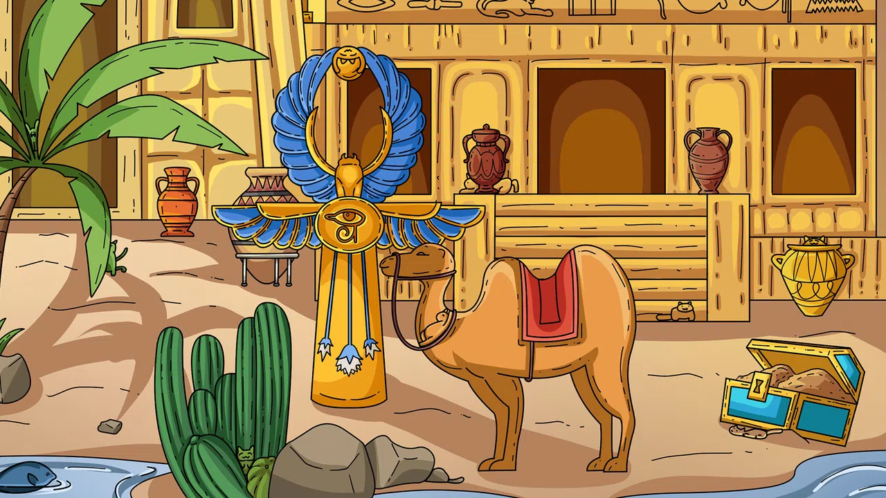 100 Egypt Cats Screenshot 0