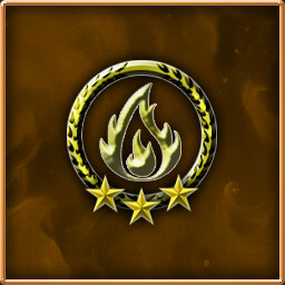 Gold Badge of Inferno icon