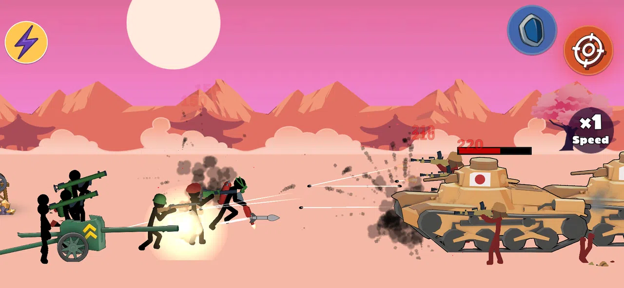Stickman WW2 Demo Screenshot 0
