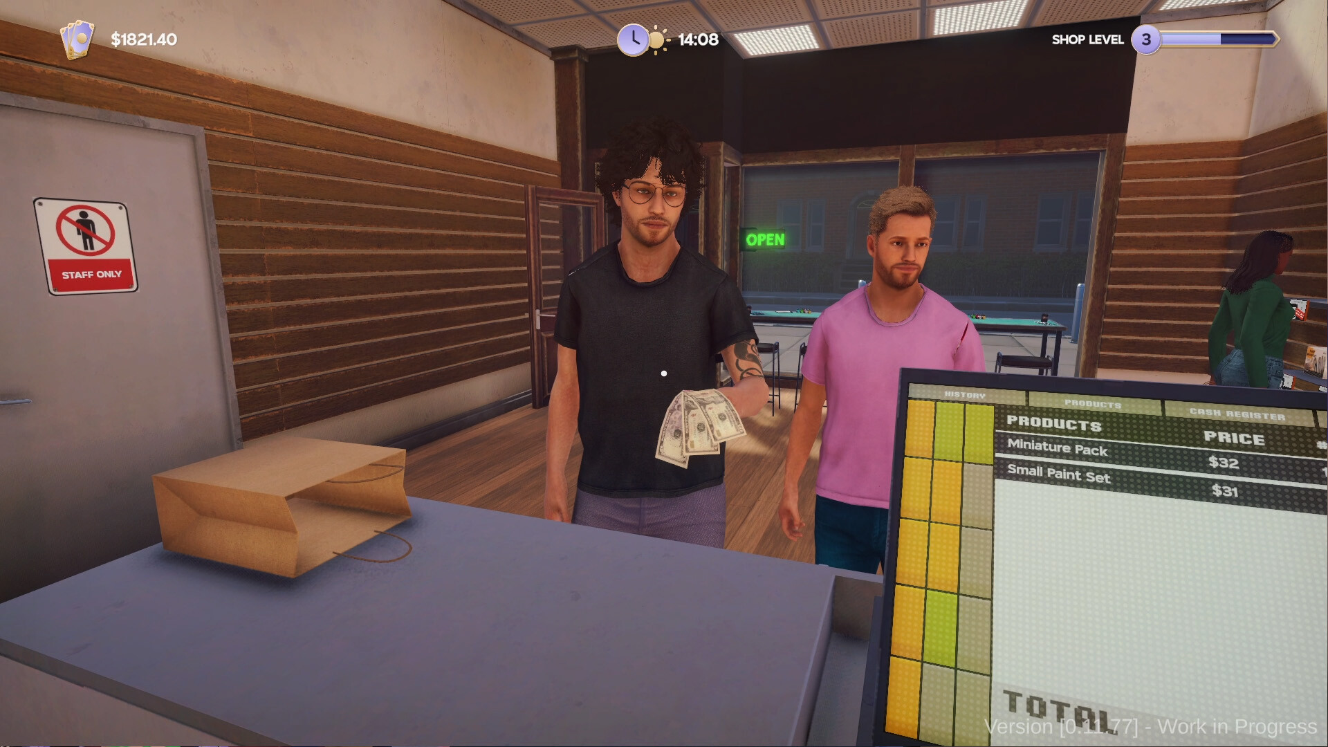 Tabletop Game Shop Simulator Screenshot 1