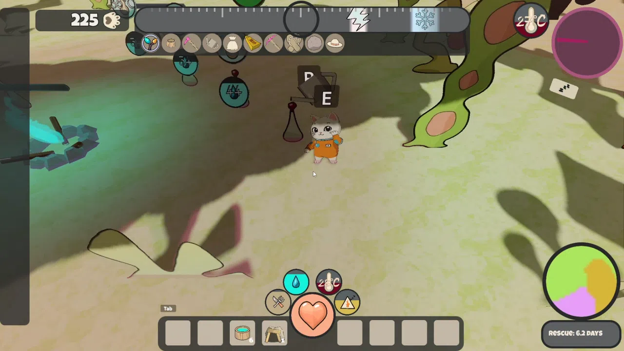 Space Kitten: An Easy Survival Game Screenshot 4