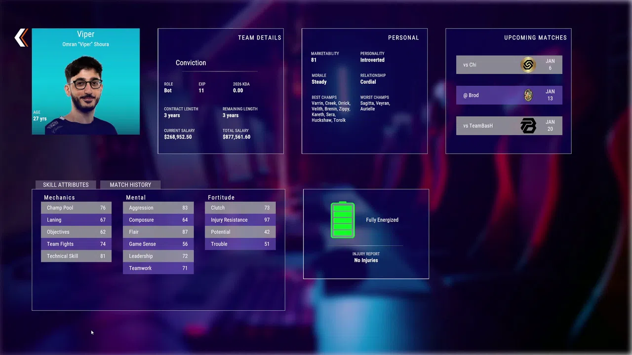 Esports Team Manager Screenshot 3