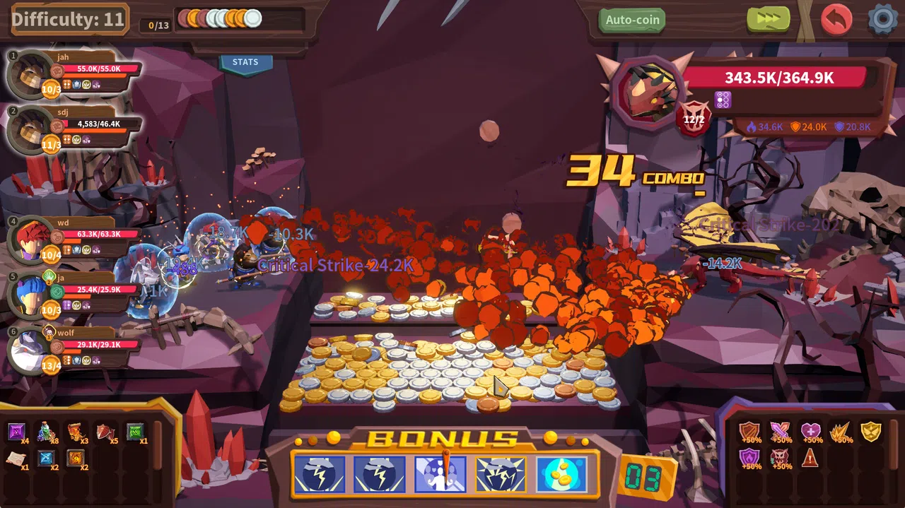 Coin Push RPG Screenshot 2
