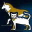 Solve animal set icon