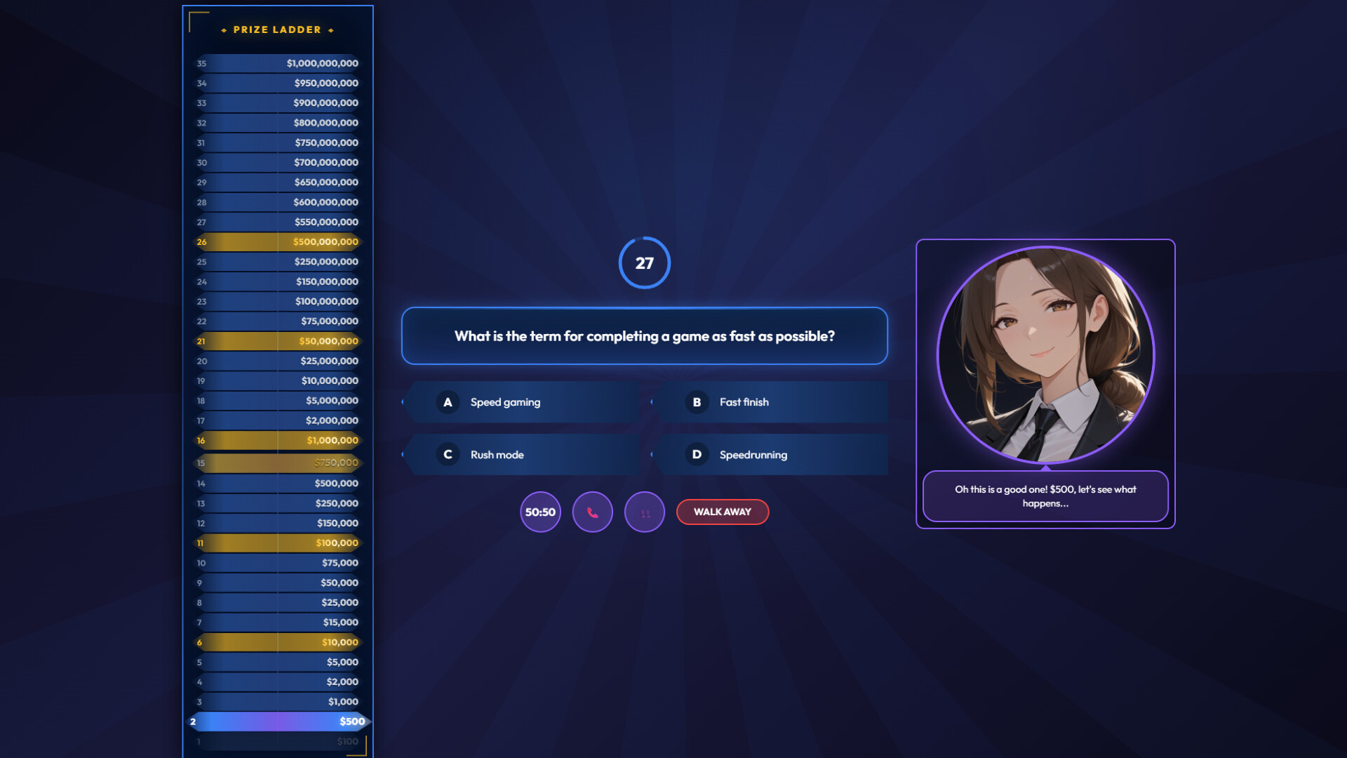 Who Wants To Be A Billionaire  Screenshot 2