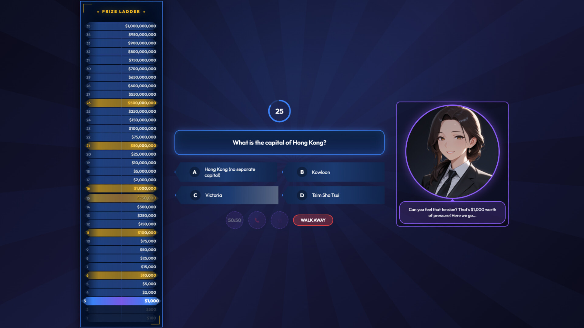 Who Wants To Be A Billionaire  Screenshot 0