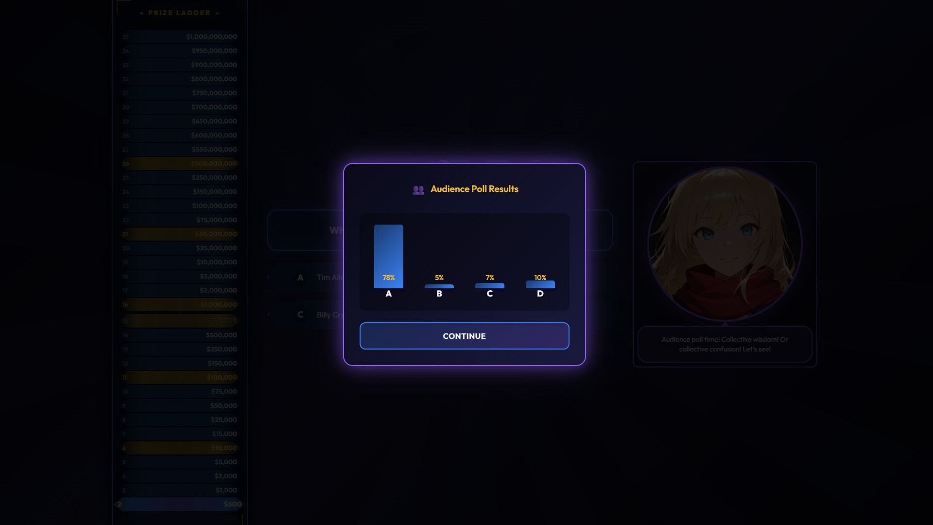 Who Wants To Be A Billionaire  Screenshot 3