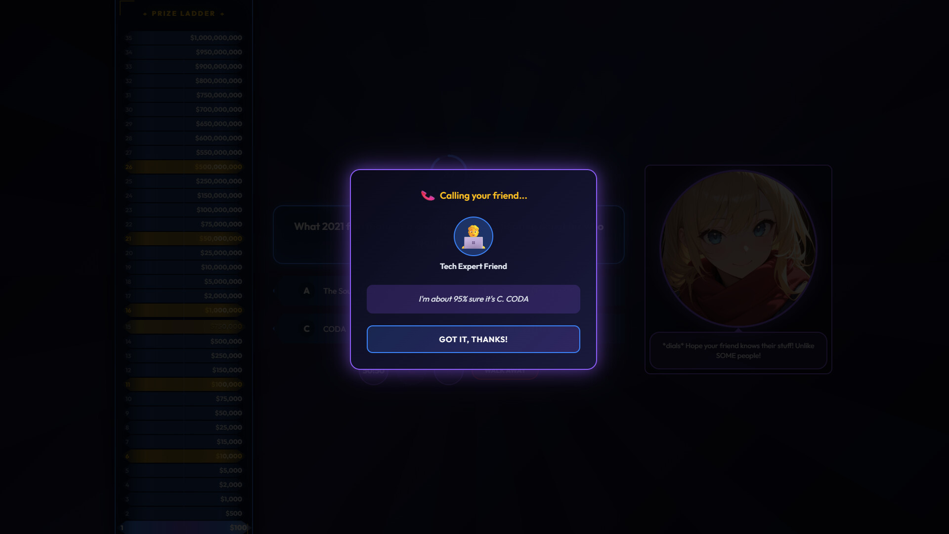 Who Wants To Be A Billionaire  Screenshot 6