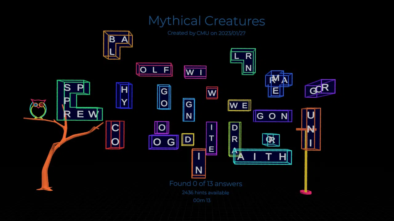 Arthur Owl's Word Block - Hard Pack Screenshot 0