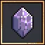 Mauve crystal icon